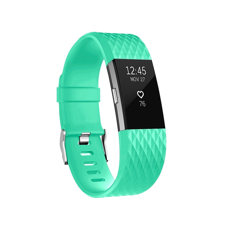 Diamond Pattern Adjustable Sport Watch Band for FITBIT Charge 2, Size: S, 10.5x8.5cm Diamond Pattern Adjustable Sport Watch Band for FITBIT Charge 2, Size: S, 10.5x8.5cm